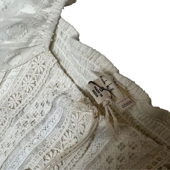 Nicole Miller Artelier Cottagecore Dress Babydoll Lace Fairy Aesthetic Square - Picture 13 of 13